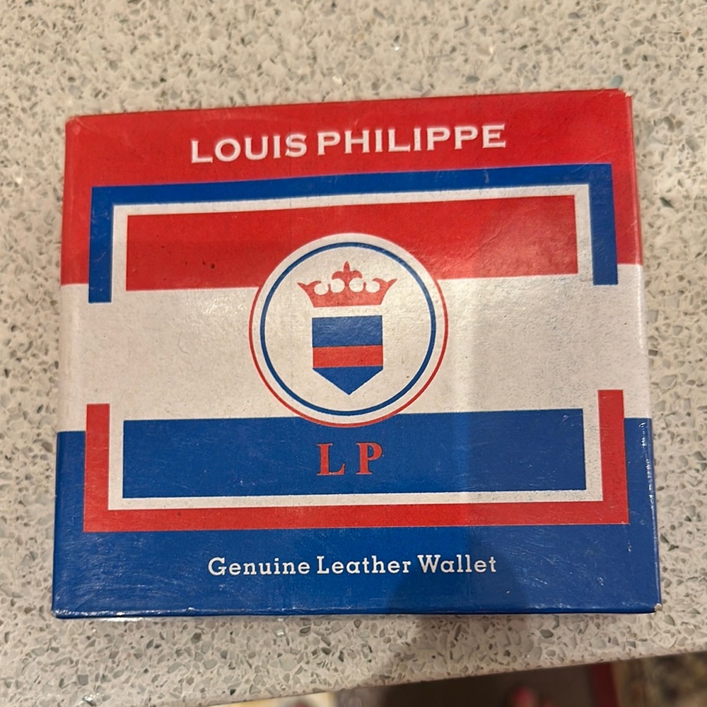 Louis Philippe Red and Blue Key Card Holder